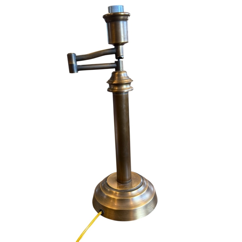 Brass Table Lamp with swivel light